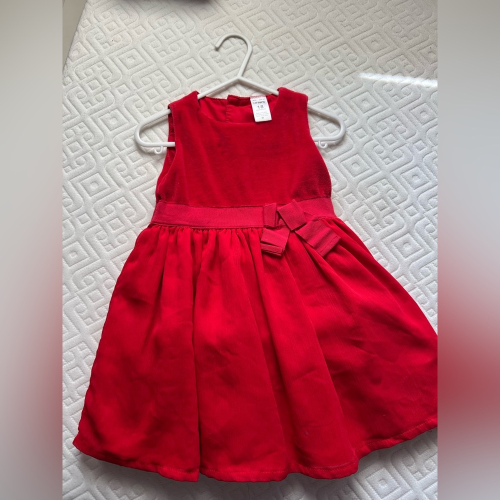 Carter's Elegant Red Formal Dress for Kids